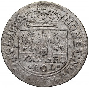 Jan II Kazimierz, Tymf 1666 Kraków - METALLO ES•
