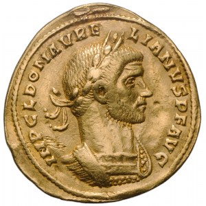 Rzym, Aurelian Aureus Siscia - Virtus