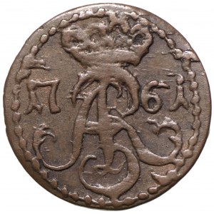 August III Sas, Szeląg 1761 Toruń - D-B THORUN