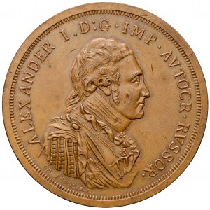 Rosja, Aleksander I, Medal na wzór rubla 1804