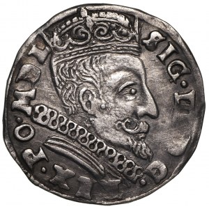Zygmunt III Waza, Trojak 1599 Wilno - Łabędź