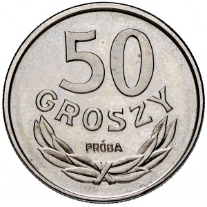 PRÓBA Nikiel 50 groszy 1986