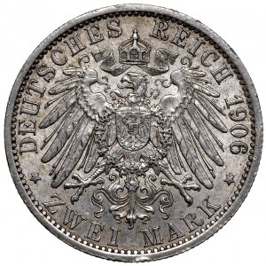 Niemcy, Lubeka, 2 marki 1906 A 