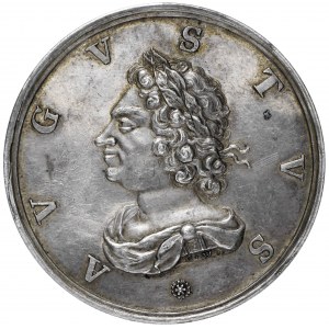  August II Mocny Medal na pamiątkę powrotu na tron Polski 1709