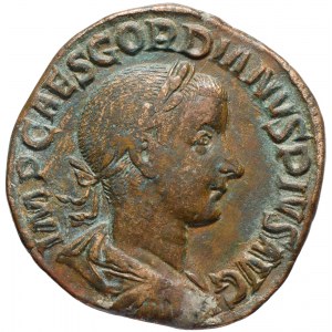 Rzym, Gordian III Sesterc - Concordia