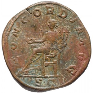 Rzym, Gordian III Sesterc - Concordia