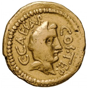 Republika Rzymska, Juliusz Cezar Aureus 46 r.p.n.e 