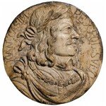 Jan II Kazimierz Medalion z kości