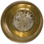 Srebrny kieliszek z wprawioną Dwuzłotówką 1831