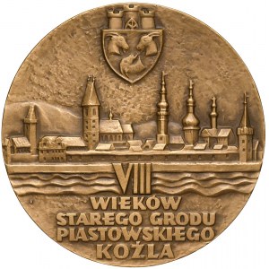 PRL, medal VIII wieków grodu piastowskiego Koźla, 1963