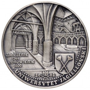 III RP, medal Uniwersytet Jagielloński, 2002