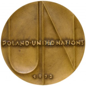 PRL, medal Nicolaus Copernicus- Polska Narodom Zjednoczonym, 1972