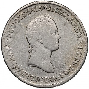 Królestwo kongresowe, 1 złoty 1830 F•H• - bez kropek po ZŁO i POL