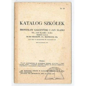 GAŁCZYŃSKI Bronisław a Slaski Jan, Katalóg škôlok. No. 58.