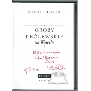 ROŻEK Michał (Autograf), Královské hrobky na Wawelu.