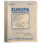 EUROPA mit Gebirgsdarstellung.
