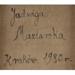 Jadwiga Maziarska (1913 Sosnowiec - 2003 Modlniczka k. Krakowa), Bez tytułu , 1980