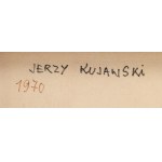 Jerzy Kujawski (1921 Ostrów Wielkopolski - 1998 Paryż), Pejzaż futurystyczny, 1970