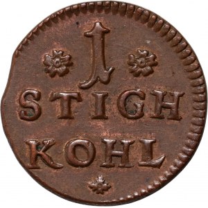 Švédsko, 1 stigh kohl, 1674-1681