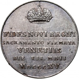 Österreich, Franz II., Urkunde von 1815, Huldigung an Venedig
