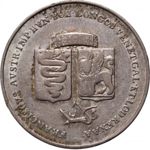 Rakúsko, František II., žetón z roku 1815, Pocta Benátkam