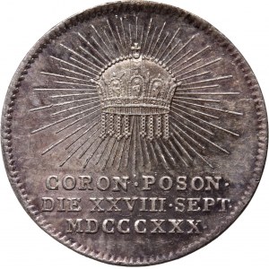 Austria, Francis II, Coronation Token 1830, (ø 20 mm)