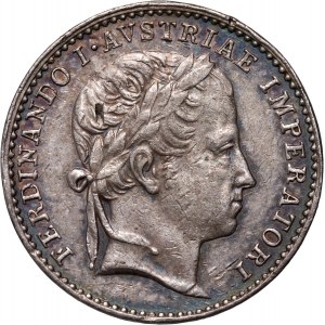 Rakúsko, Ferdinand I., žetón 1835, Pocta dolnorakúskym štátom, (ø 18 mm)