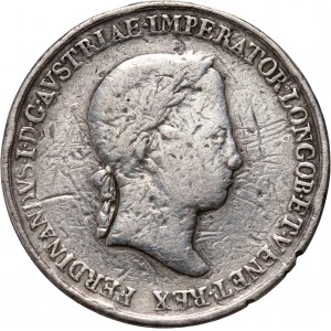Österreich, Ferdinand I., Krönungsmünze für König der Lombardei, 1838, Mailand, (ø 19 mm)