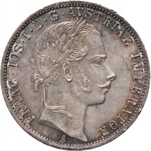 Austria, Franz Joseph I, Florin 1861 A, Vienna