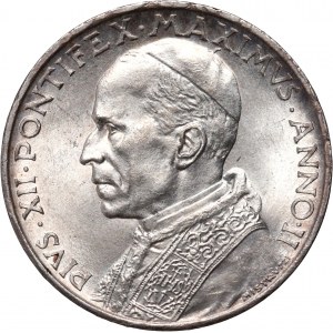 Vatican, Pius XII, 5 Lire 1940, Rome