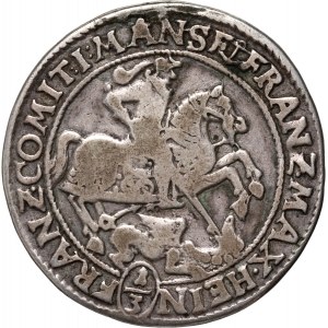 Deutschland, Mansfeld-Bornstedt, 1/3 Taler 1672 ABK