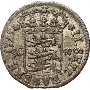 Denmark, Frederick IV, 2 Skilling 1715 CW