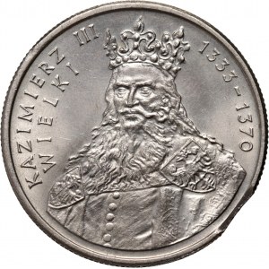 PRL, 100 złotych 1987, Kazimierz III Wielki, destrukt menniczy