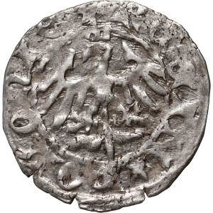 Władysław Jagiełło 1386-1434, halber Pfennig, Kraków, Ref. N