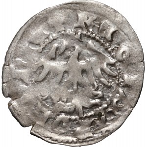 Władysław Jagiełło 1386-1434, halber Pfennig, Kraków, Ref. N