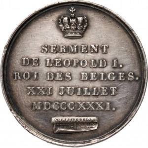Belgie, Leopold I., medaile z roku 1831