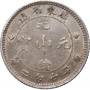 Chiny, Kwang-Tung, 10 Cents ND (1890-1908)