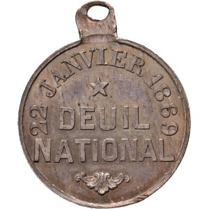 Belgicko, medaila z roku 1869
