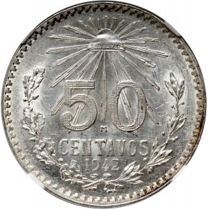Meksyk, 50 centavos 1942 M