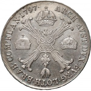Austria, the Netherlands, Franciszek II, 1 Kronenthaler 1797 B, Kremnitz