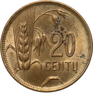 Litauen, 20 Cents 1925
