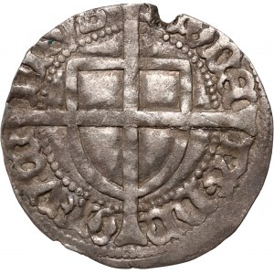 Zakon Krzyżacki, Jan von Tiefen 1489-1497, grosz, Królewiec, rzadki