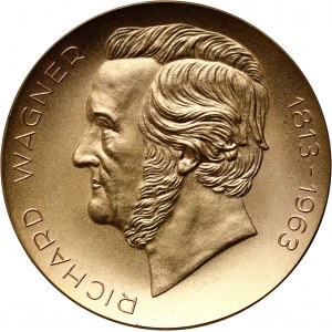Germany, medal from 1968, Richard Wagner - 150th birthday anniversary