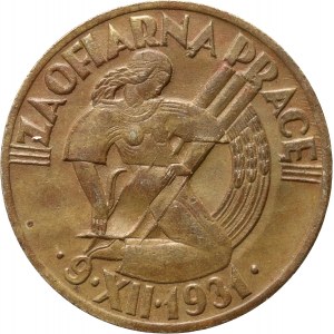 Poland, Second Republic, badge of 1931, For sacrificial work