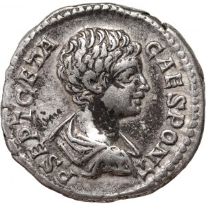 Römisches Reich, Geta 209-212, Denar, Rom