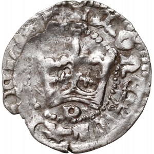 Władysław Jagiełło 1386-1434, halber Pfennig, Kraków, Ref. P