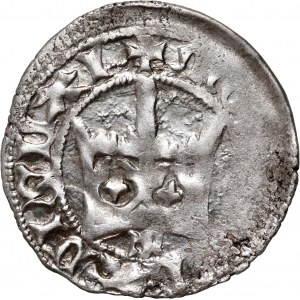 Ladislav Jagiello 1386-1434, polgroš, Krakov, signatúra S, vzácny