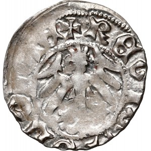 Władysław Jagiełło 1386-1434, halber Pfennig, Wschowa, Referenz F‡