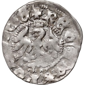 Władysław Jagiełło 1386-1434, halber Pfennig, Kraków, Ref. A