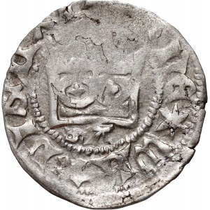 Władysław Jagiełło 1386-1434, halber Pfennig, Krakau, Ref. SA